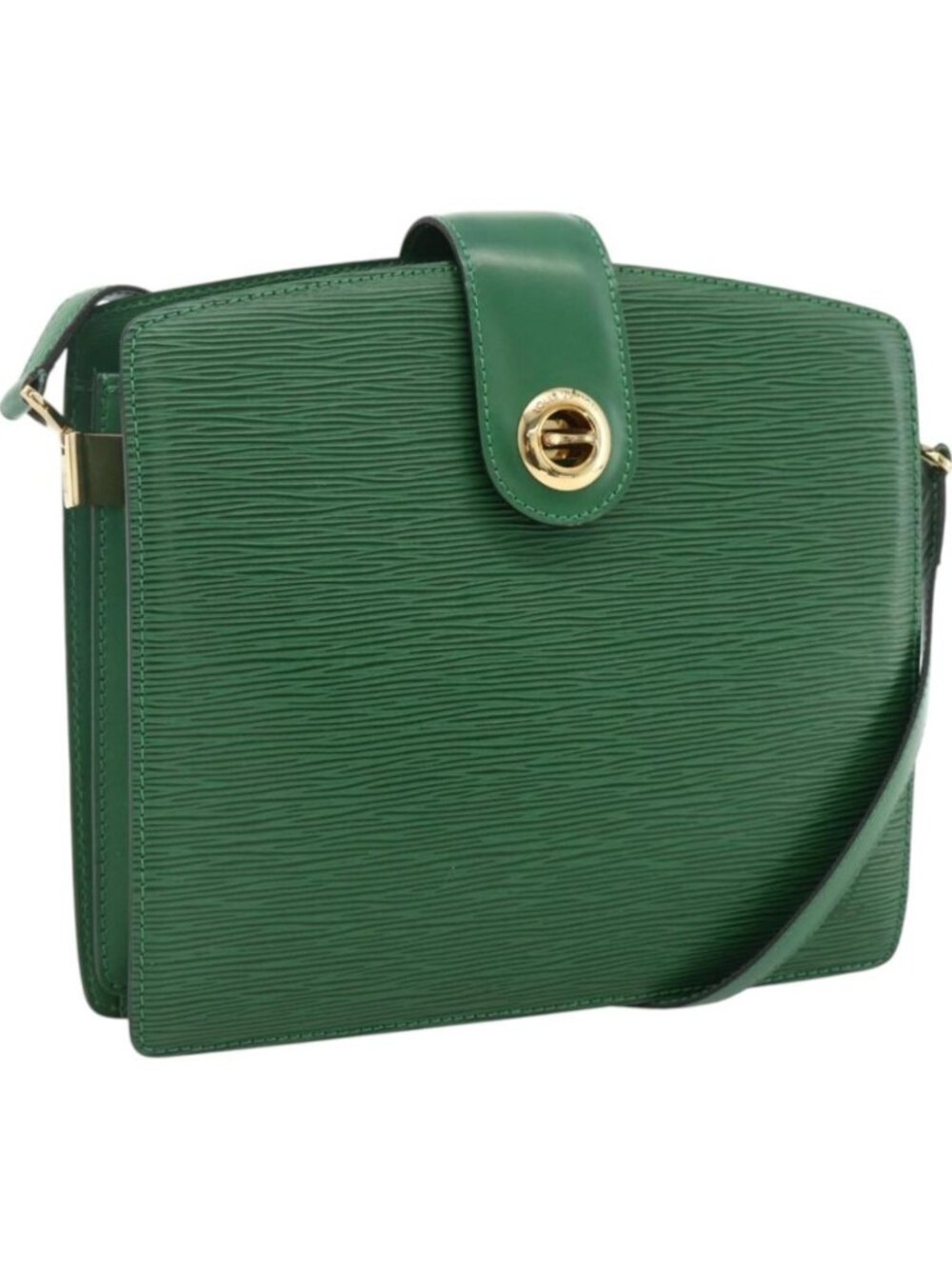 LOUIS VUITTON Epi Capuchin Shoulder Bag Green M52344